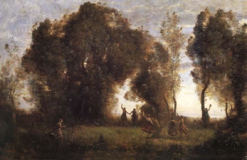 The dance of the nymphs, Corot Camille